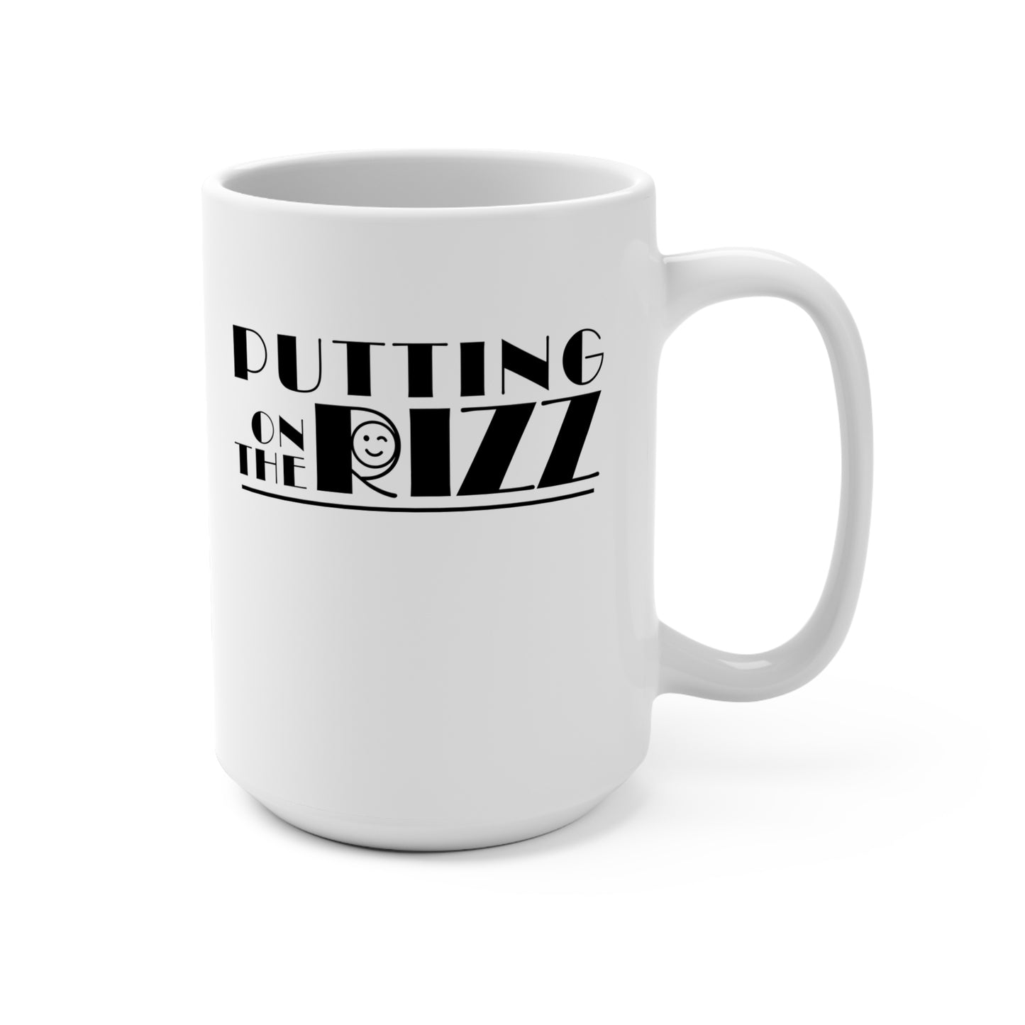 15oz Playful Coffee Mug - "Putting on the Rizz" - Inspired by the 1970s Iconic Movie Jaws