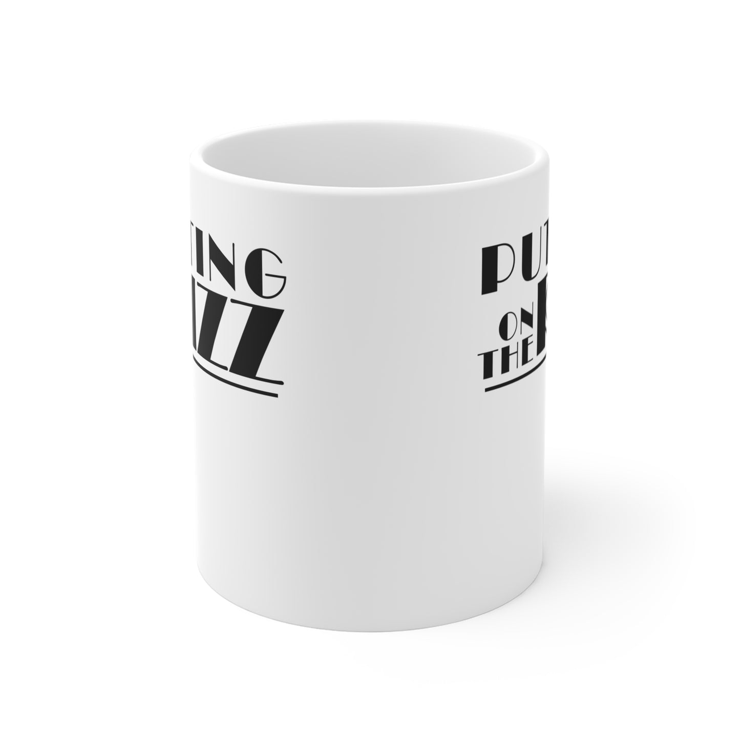 Jazz-Themed Coffee Mug - "Putting On The Rizz" - 11oz For the Flirt or Jazz Lover