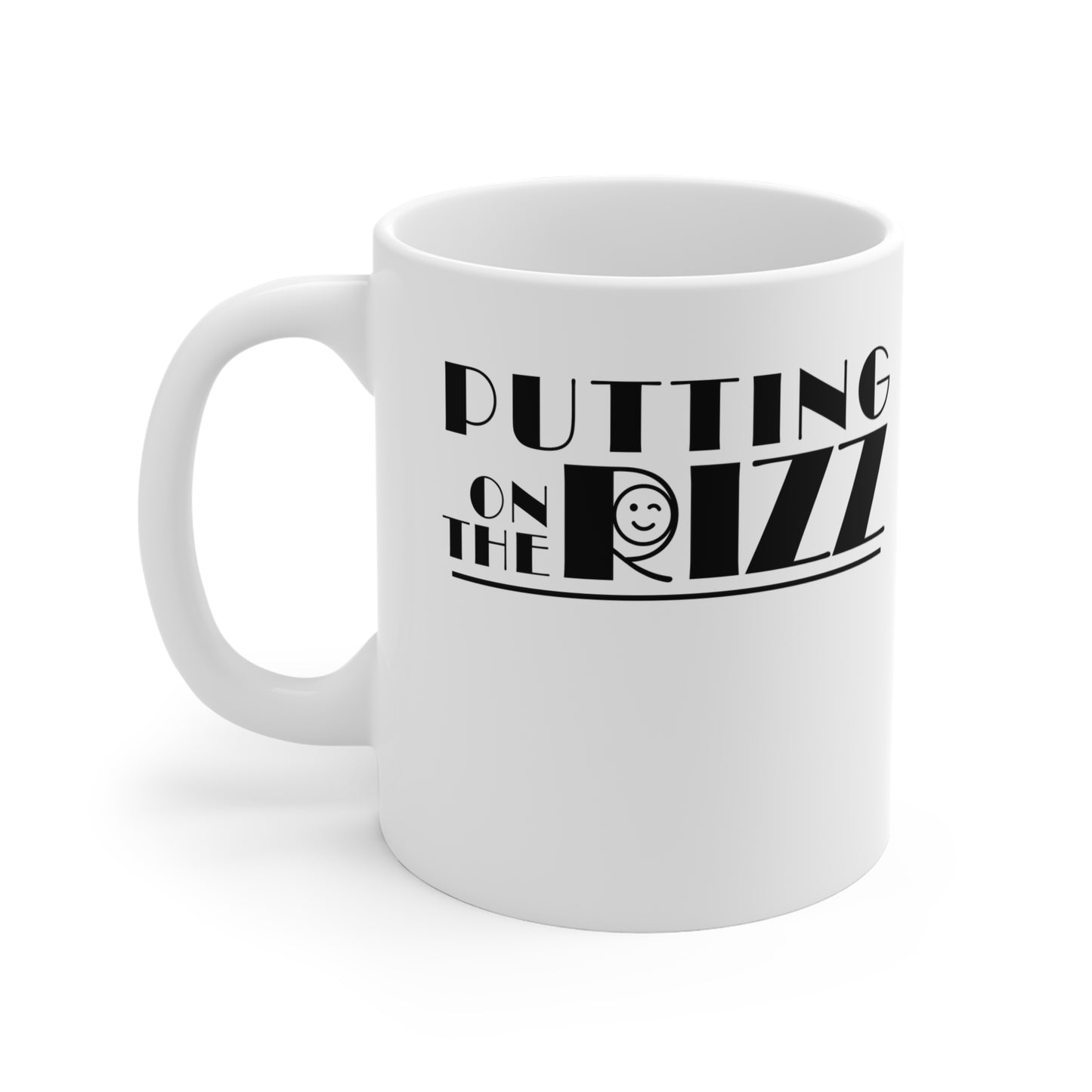 Jazz-Themed Coffee Mug - "Putting On The Rizz" - 11oz For the Flirt or Jazz Lover