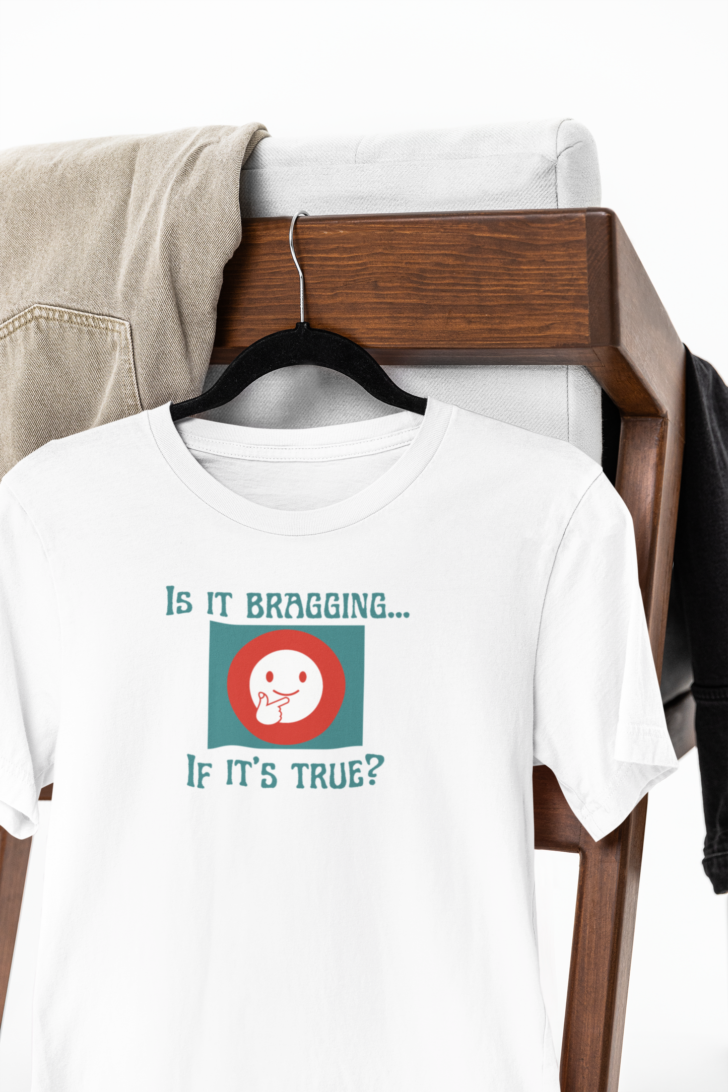 "Is It Bragging... If It's True?" Unisex Jersey Short Sleeve Tee Comfortable