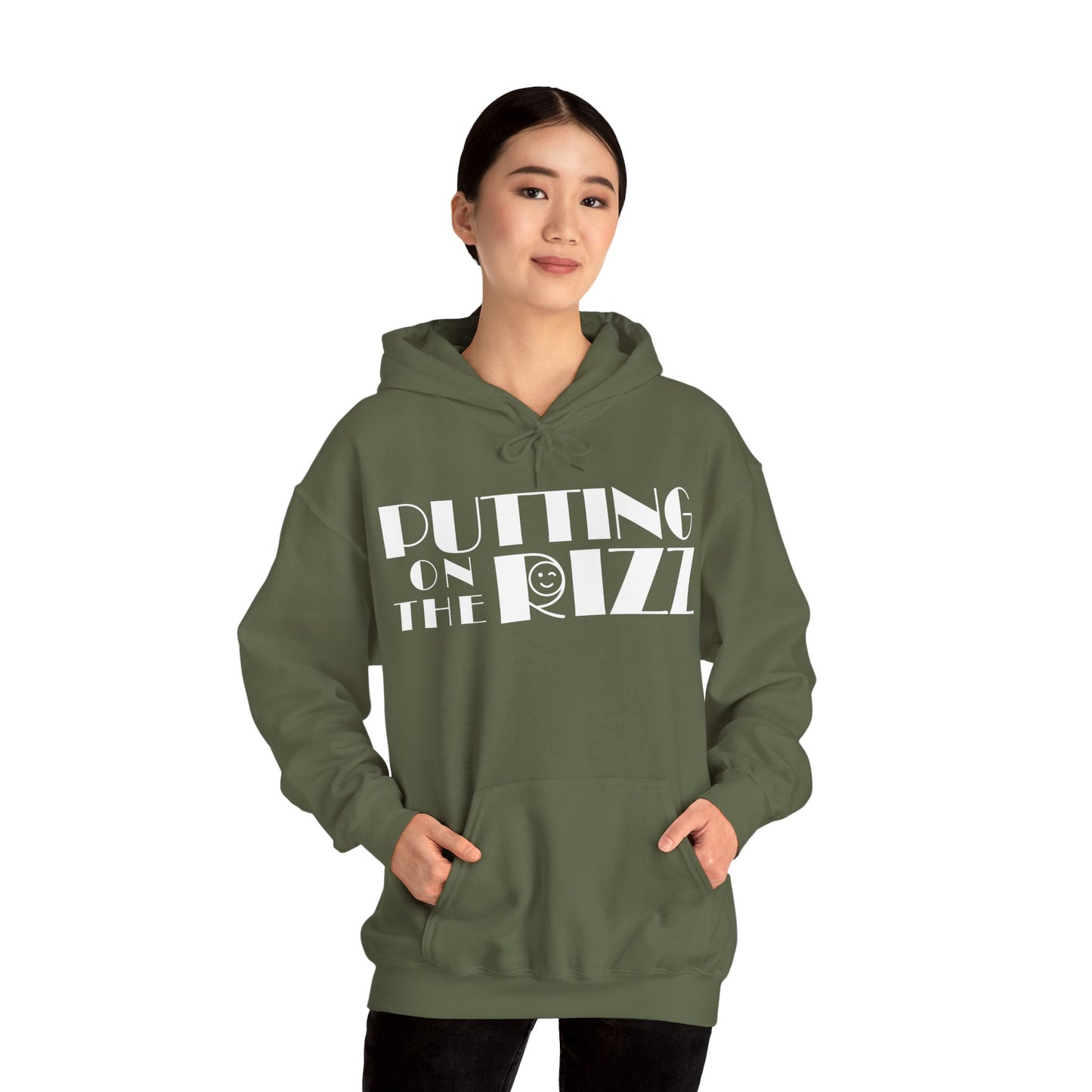 Putting On The Rizz Hoodie - Unisex Heavy Blend™ Sweatshirt for Comfort and Style