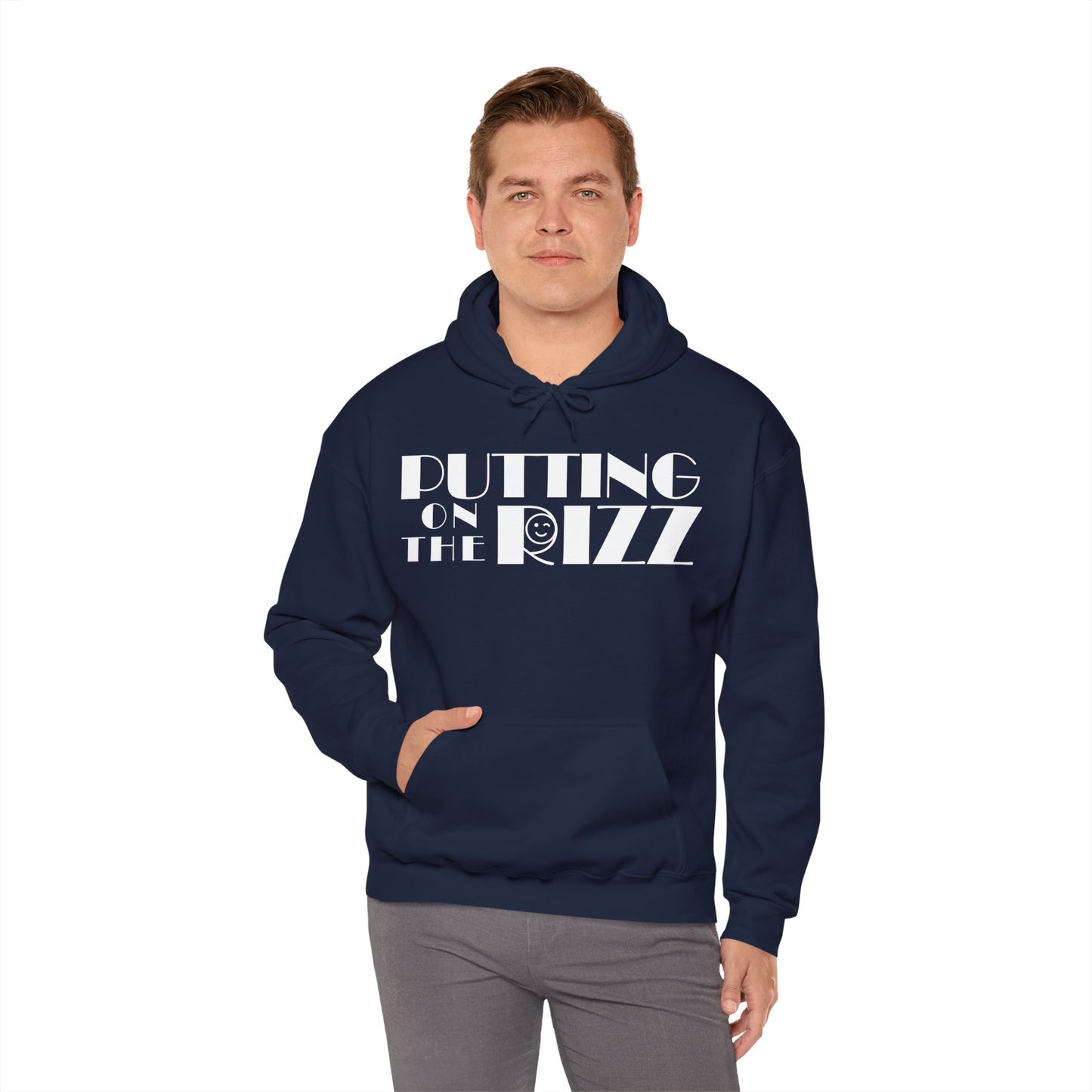 Putting On The Rizz Hoodie - Unisex Heavy Blend™ Sweatshirt for Comfort and Style