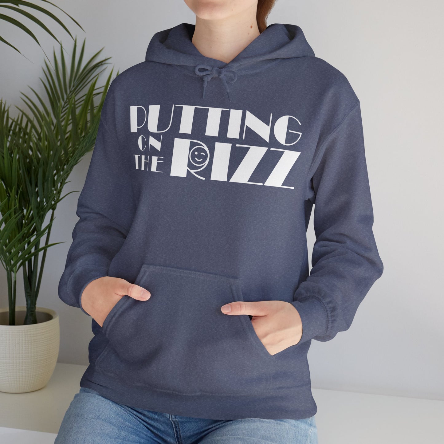 Putting On The Rizz Hoodie - Unisex Heavy Blend™ Sweatshirt for Comfort and Style