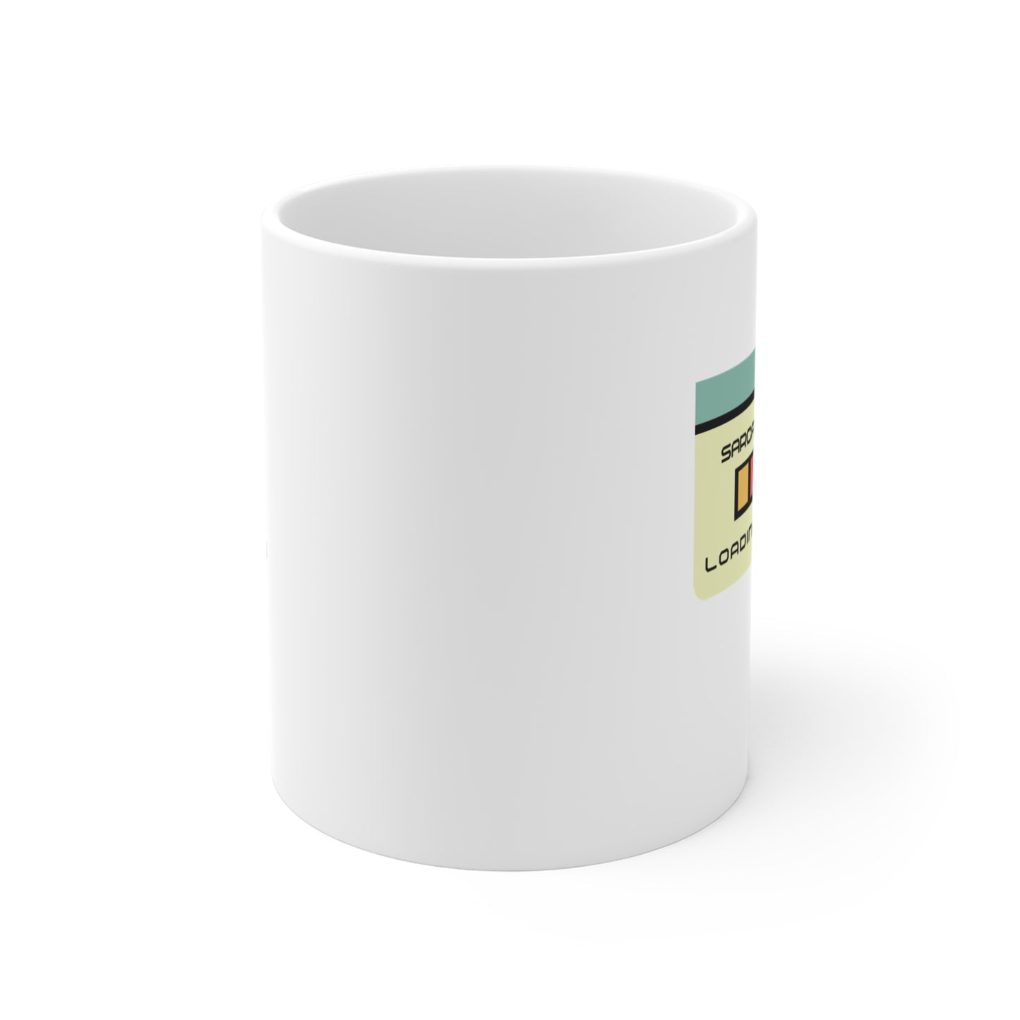 Retro Pixel Art Mug - 11oz Gaming Hourglass Coffee Cup