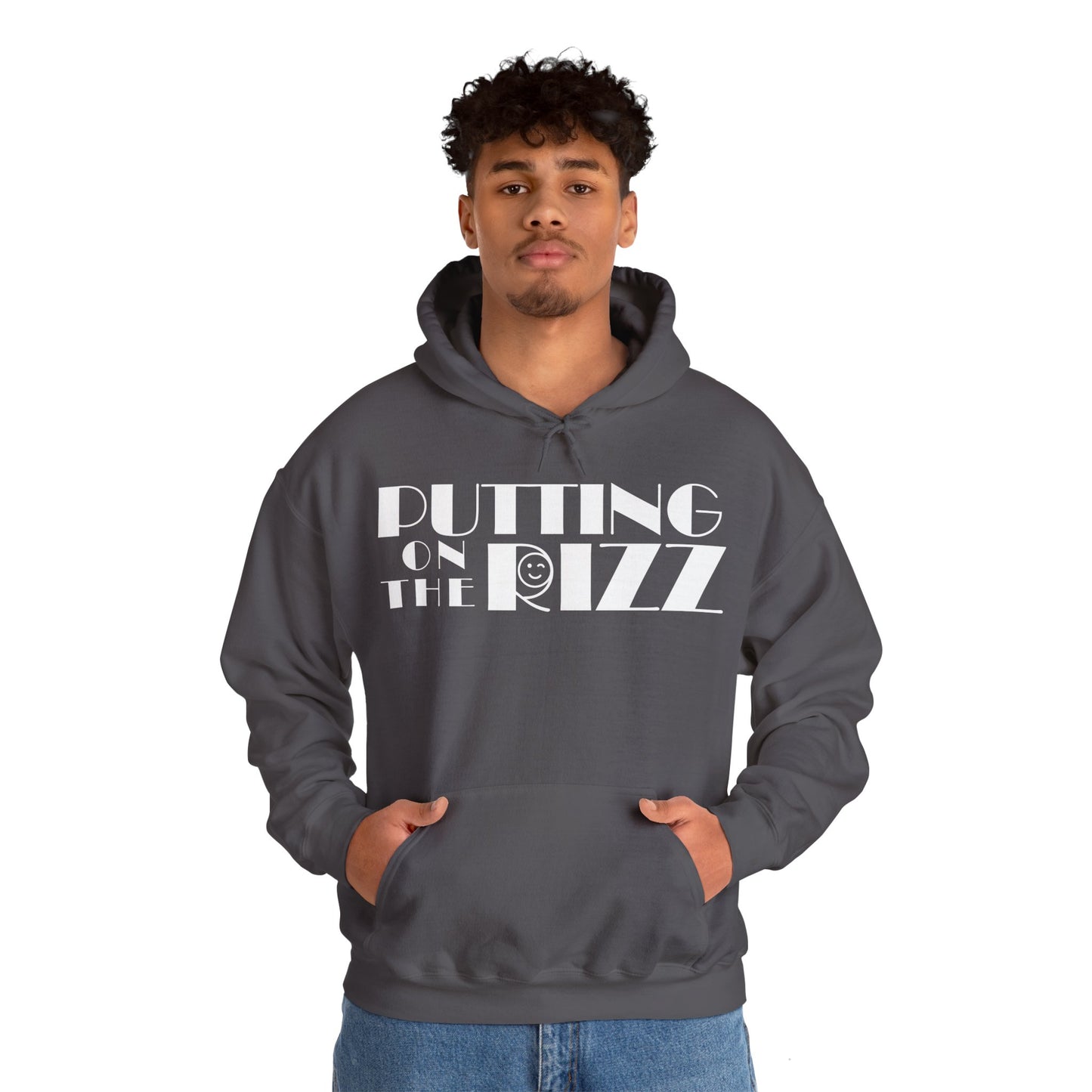 Putting On The Rizz Hoodie - Unisex Heavy Blend™ Sweatshirt for Comfort and Style